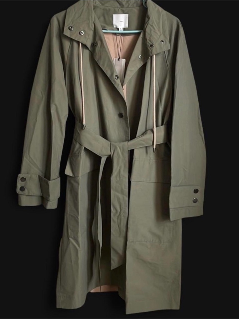 NWOT | A Loves A Trench Coat in an olive/army green shade Size M